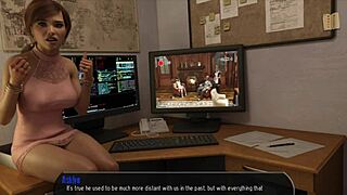 In halfway house 76, the curvy 3d character wears a cute outfit