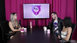 Hey, check Compilados da Espuleta at Himeros Mansion! Bora Cast with Bruna Carlos, part 2 on sheer red.