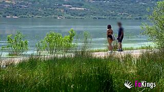 our summer pickups go on, elena de la vega hunts guys for outdoor banging