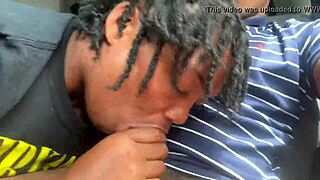 Public Head With Big Black Cock Ebony Black Outdoor Monster Cock Deepthroat