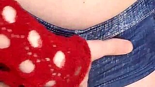 Nasty fetish mistress Elza Koms teases with wet tongue and striptease.