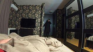 I preview MilfyCalla face fucking me doggystyle, then cumming on my long black winter jacket, it's so slutty