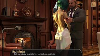 In halfway house 76, the curvy 3d character wears a cute outfit