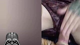 Caressing that big cock brings intense orgasms 😏