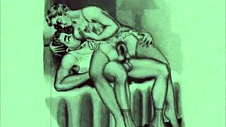 Vintage erotic sketches unveiled