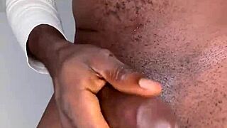 Ninja Man Enjoys Solo Masturbation Session