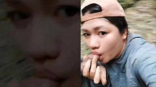 Outdoor Blowjob Turns Wild with Indian Homemade Creampie and Wet Pussy Action. Curvy Mature Squirts in Tight Trimmed Scene.