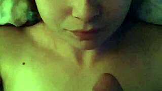 Sucking Hubby Good with Deepthroat Amateur Skills