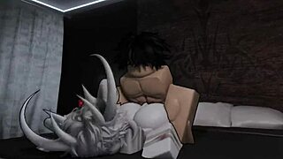 콘도에서 롭록스 데몬 슬럿을 브리딩하며 엉덩이 박기 광란!