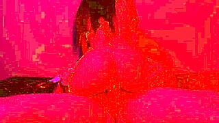 Nerd from the Chair Devours My Tight Christmas Pussy with Monster Cock