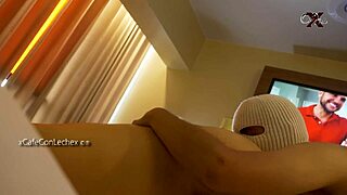 girlfriend's best friend cums hard while bouncing big ass on cock