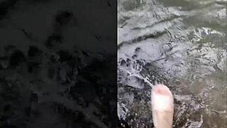 Outdoor Blowjob Turns Wild with Indian Homemade Creampie and Wet Pussy Action. Curvy Mature Squirts in Tight Trimmed Scene.