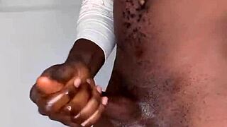 Ninja Man Enjoys Solo Masturbation Session