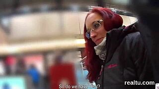 Adorable European Girl Teased in Shop Reality