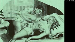 Vintage erotic sketches unveiled