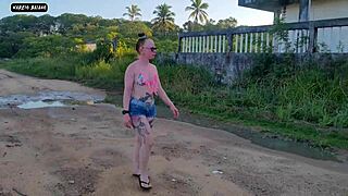 I Was Surprised By A Masturbator And Gave Him Ass And Pussy Without Condom?