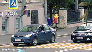 Yo, hidden cam caught Jeny stripped bare in public!