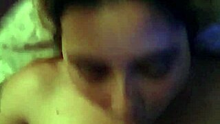 Sucking Hubby Good with Deepthroat Amateur Skills