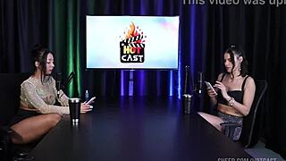 debora andrade's hot cast parte 4 on sheer red lingerie