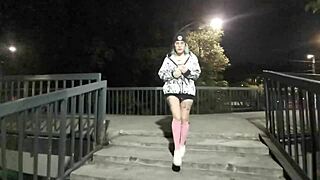 i’m just walking around in a thong, flashing everyone outdoors