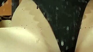 elza kom is strutting in sexy nylon heels and lingerie, getting fucked with a dildo and monster cock fetish