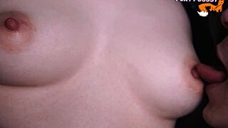 Nipple Sucking And Boob Play Until Intense Orgasm Hits Hard