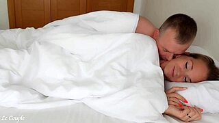 hey, wanna watch our romantic morning sex after wedding wake up?