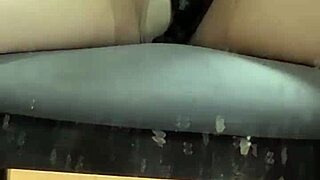 elza kom is strutting in sexy nylon heels and lingerie, getting fucked with a dildo and monster cock fetish