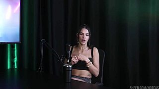 debora andrade's hot cast parte 4 on sheer red lingerie