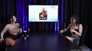 debora andrade's hot cast parte 4 on sheer red lingerie