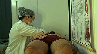 Damn, Ereção During Checkup With This Hot Latina Nurse!