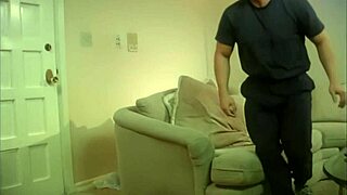 Hey, wanna see this stunning brunette schoolgirl ride in stockings?