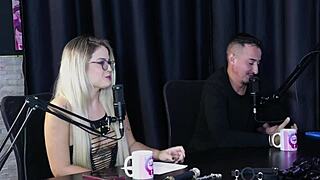 Brazilian Blonde Maísa Pravo Explores BDSM Submission In Sheer Red Lingerie