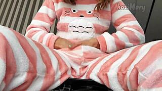 Horny Teen Plays with Pussy Until She Climaxes