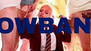 College Student Experiences Intense Pleasure in Party Fuck and Creampie