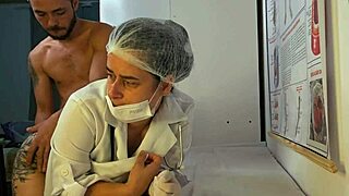 Damn, Ereção During Checkup With This Hot Latina Nurse!