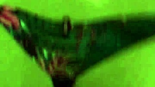 Sexy Tinder hookup in thong panties from POV.