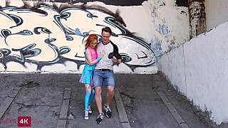 kira roller poses in colorful outfit