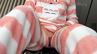 Horny Teen Plays with Pussy Until She Climaxes