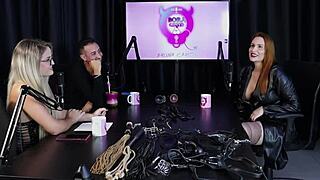 Brazilian Blonde Maísa Pravo Explores BDSM Submission In Sheer Red Lingerie