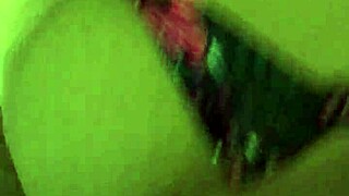 Sexy Tinder hookup in thong panties from POV.