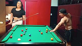 this hot trans babe gives her ass to a ripped soccer player in pov.