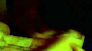 Horny slut loves c on cock