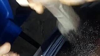 african teen 18+ showcases her beautiful lips and mouth in sloppy performance with spitting and drinking