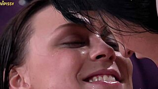 A sizzling slow burn of intimate lesbian sensuality, with licking and ripped clothes.