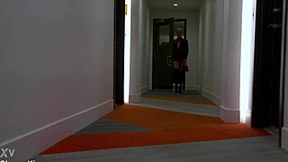 Blonde prostitute delivers raw, unforgettable deepthroat to her eager client.