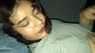 sexo duro casero con la cachonda de mi hermanastra latina pussy cowgirl cum in mouth