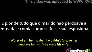 Marido canalha banging his own stepdaughter with monster cock in 1on1