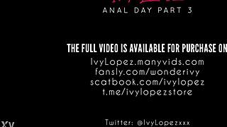 Latina teen 18+ amateur tries anal play with apple leading to gaping and farting