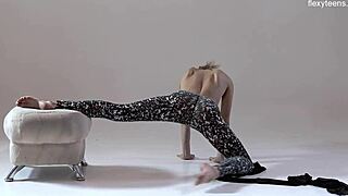 Russian Hairy Gymnast Rita Mochalkina Shows Hot Naked Moves